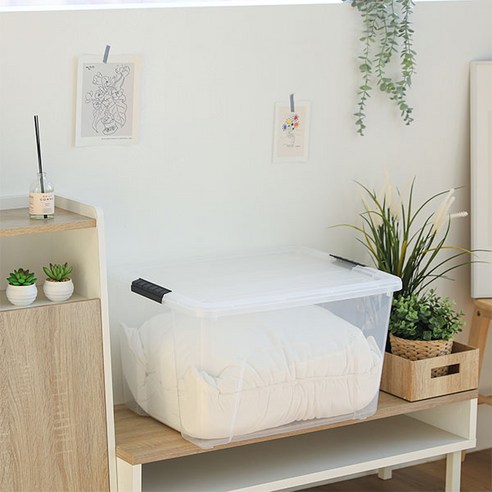 아이리스 리빙박스 DDTB 후기 분석 - 측면 버클 및 마감 디테일