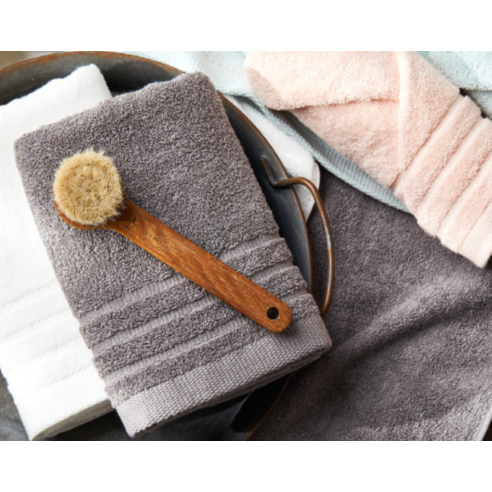 소프트터치 라인보더 호텔수건 150g 30수 면사, 그레이, 5개 후기 분석 - 수건 적재 레이아웃