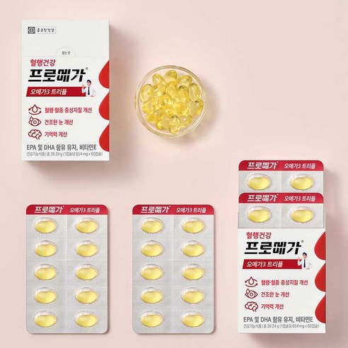 압도적인 소비자 만족, 합리적인 가격, 간편한 섭취: 종근당건강 프로메가 오메가3 트리플 장용성