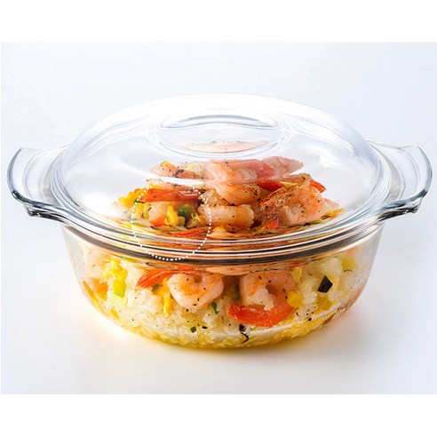 글라스락 렌지쿡 볶음밥 덮밥 전자레인지 용기 1.03L 이미지 2