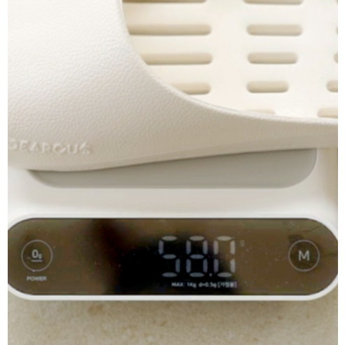 디어커스 누볼라 EVA 욕실화 후기 분석 - 측면 디자인