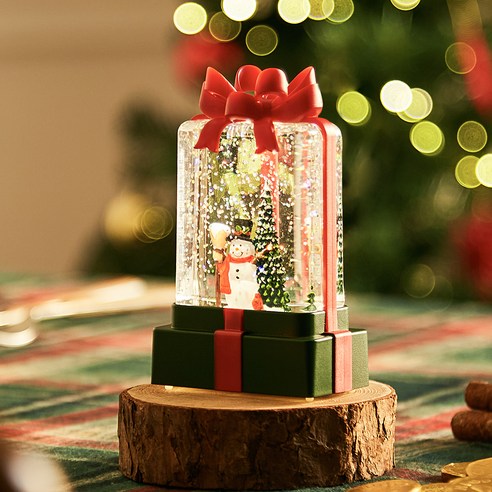 [쿠팡]크리스마스 스노우 워터볼 무드등(9,990원/무료)