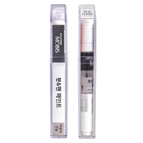 현대모비스 순정 컬러 붓펜 페인트 NB9 + 투명 붓펜 페인트 세트 CK... 실사용 후기 | 효과 있을까? - 상품 이미지 1