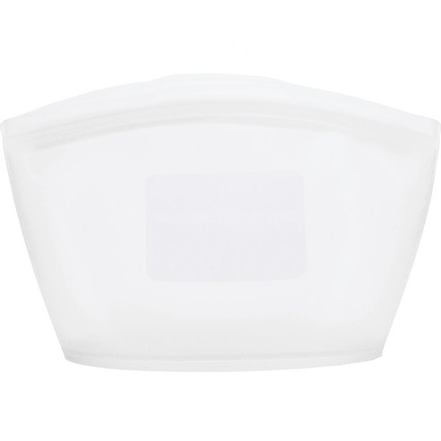 실리팟 국산 프리미엄 실리콘 지퍼백 네츄럴 M, 850ml, 1개