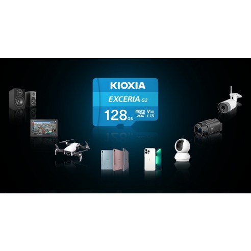 키오시아 EXCERIA 마이크로 메모리 카드 홈캠 블랙박스 CCTV SD LMEX2L128GG4 이미지 3