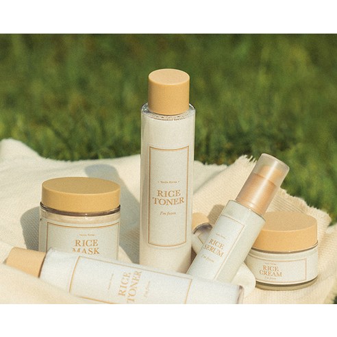 건조함과 민감함 없이 편안하게, 쌀 토너로 매일 촉촉하게