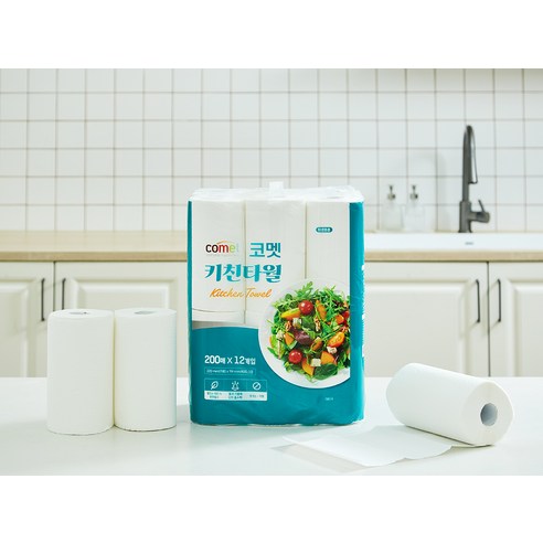 코멧 천연펄프 키친타월 이미지 2