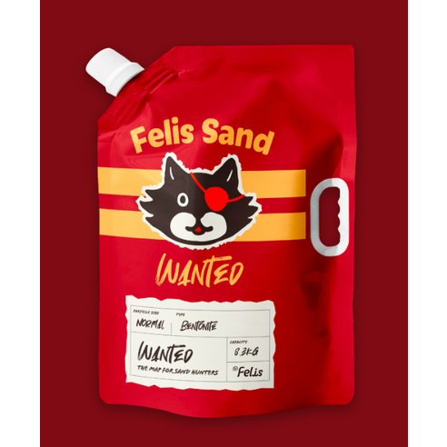 닥터펠리스 원티드 고양이 모래 벤토나이트 후기 분석 - 모래 입자 상세 확대