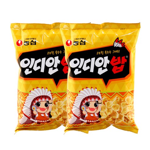 농심 인디안밥, 83g, 2개