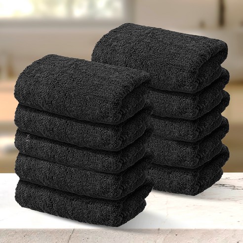 코멧 홈 프리미엄 소프트 고중량 호텔 수건 후기 분석 - 실제 건조 후 부풀어오른 모습