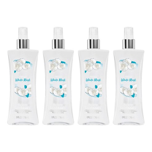바디판타지 프래그런스 바디 스프레이 프레시화이트머스크, 236ml, 4개