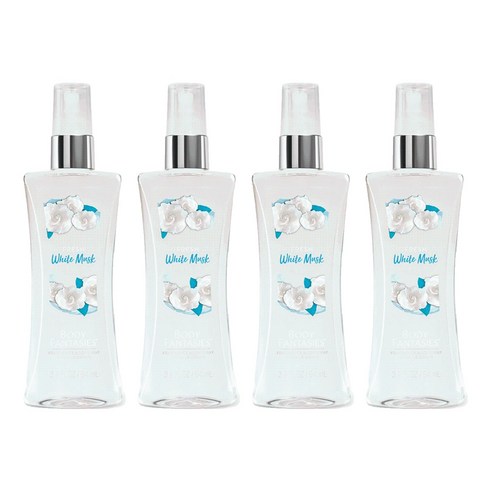 바디판타지 프레시 화이트 머스크 프래그런스 바디 스프레이, 94ml, 4개