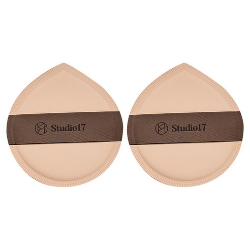 스튜디오17 팡팡 대왕 퍼프, 혼합색상, 2개