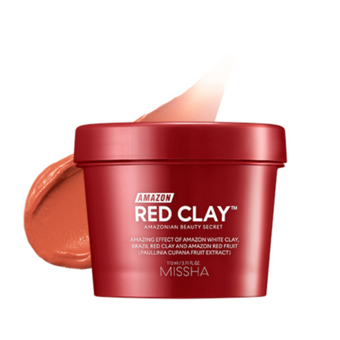 미샤 아마존 레드 클레이 모공 마스크 110ml 이미지 2