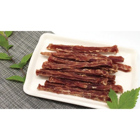 굿데이 강아지 건강한 육포 후기 분석 - 육포의 상세 질감