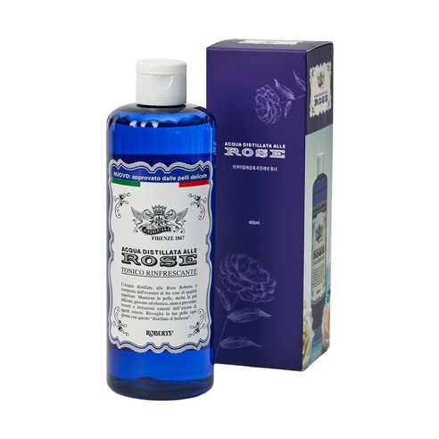 아쿠아알레로제 로버츠 장미수 스킨, 1개, 400ml