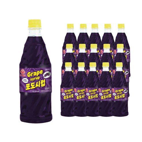 오쉐프 포도시럽, 15개, 1kg, 15L