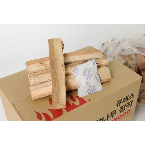 큐레스 3중 방습 국산 참나무 장작 이미지 4