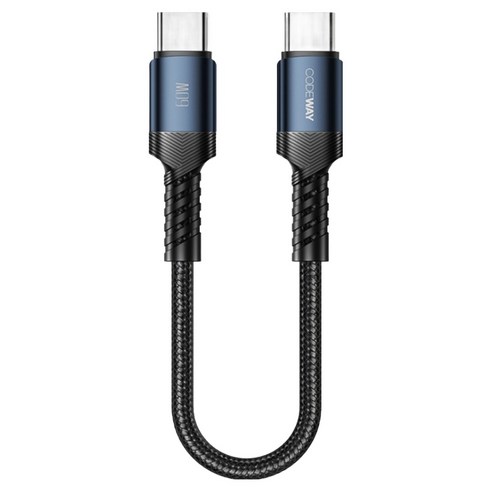 코드웨이 C타입-C타입 초고속충전 데이터 숏 케이블 이미지 2