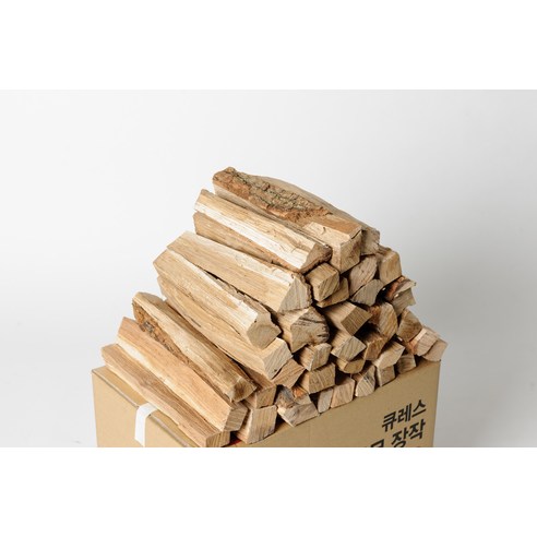 큐레스 3중 방습 국산 참나무 장작 이미지 2