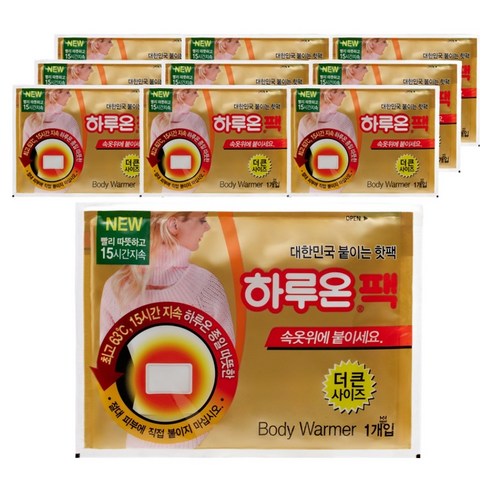 하루온 붙이는 핫팩 50g, 1개