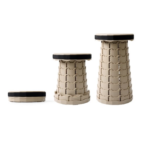 코멧 아웃도어 휴대용 높이조절 캠핑스툴 이미지 2