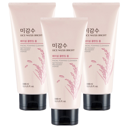 더페이스샵 미감수 브라이트 클렌징 폼, 300ml, 3개