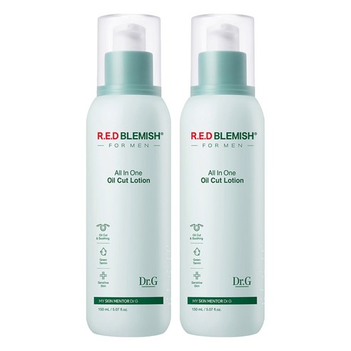 닥터지 레드 블레미쉬 포 맨 오일 컷 로션 올인원, 150ml, 2개