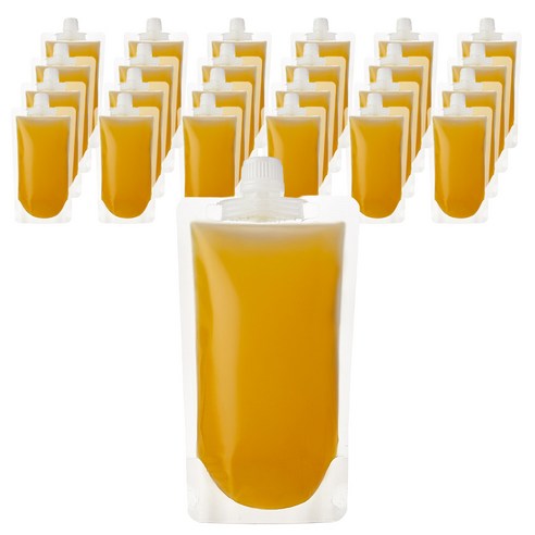 코멧 투명 스파우트 음료 파우치 200 mL, 입구지름 15mm, 25개입, 1개