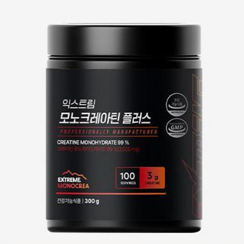 익스트림 모노크레아틴 플러스 300g, 1개 이미지 3
