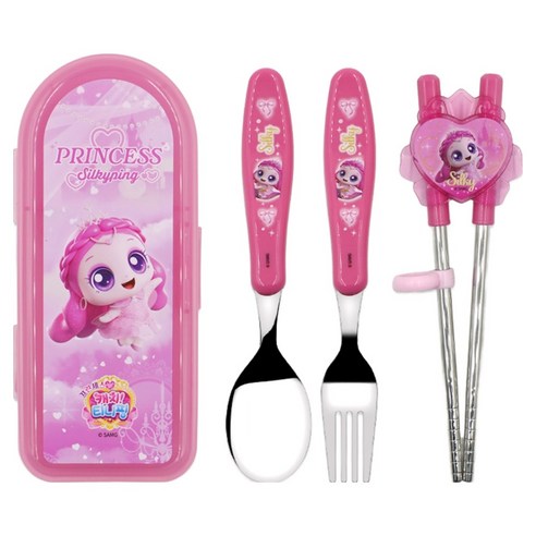 르번 프린세스 캐치티니핑 올인원 교정 젓가락 풀세트 육아맘 솔직 후기 | 실사용 리뷰 썸네일