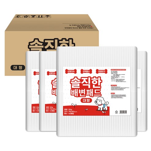 솔직한패드 대형 50g, 4개, 40개입