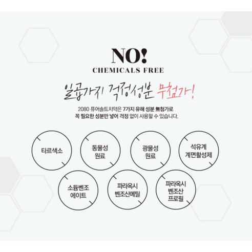 2080 퓨어치약 핑크마일드민트향 후기 분석 - 패키지 상세 정보