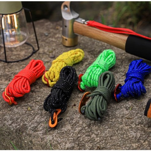 씨티컴퍼니 텐트 로프 스트링 4개입 세트 운동러 솔직 후기 | 실사용 리뷰 - 상품 이미지 3