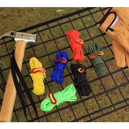 씨티컴퍼니 텐트 로프 스트링 4개입 세트 이미지 4