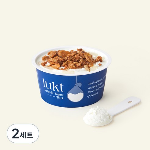 룩트 아이슬란딕 요거트 띠크 100g + 허니스틱 15g + 그래놀라 클러스터 25g, 140g, 2세트