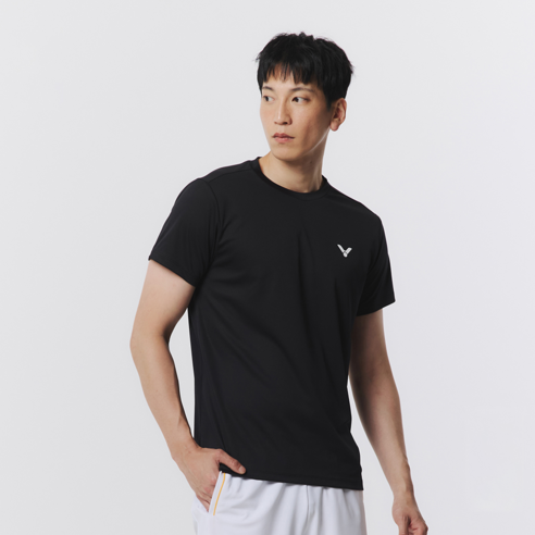빅터 남성용 ESSENTIAL LINE 배드민턴 반팔 티셔츠 VT25CTS004M