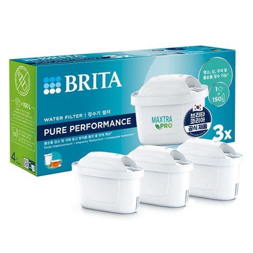 브리타 정수기 필터 막스트라 프로 퓨어 퍼포먼스 3입 솔직 후기 | 실사용자 리뷰 분석 썸네일