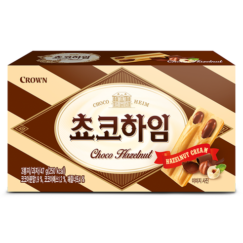 크라운 쵸코하임, 47g, 1개