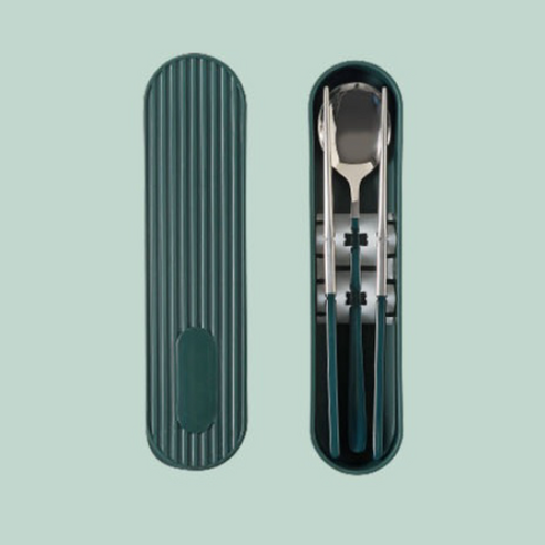 바네 커트러리 무소음 휴대용 도시락수저 + 수저통세트 이미지 3