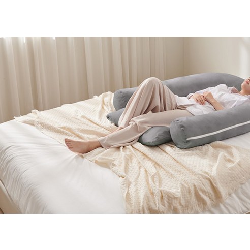 삼익가구 모노 U자형 커버분리형 바디필로우 + 레그필로우 후기 분석 - 색상 및 디자인