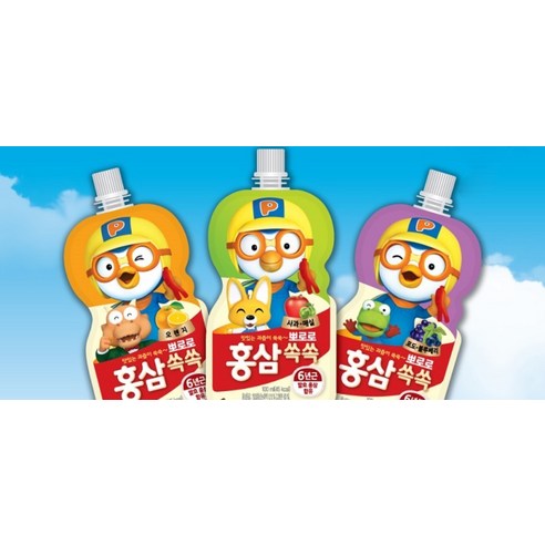 팔도 뽀로로 홍삼쏙쏙 사과매실 100ml, 30개 맛있게 먹은 솔직 후기 - 상품 이미지 3