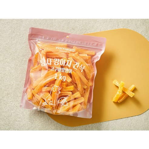 탐사 고구마말랭이 개봉 후 모습