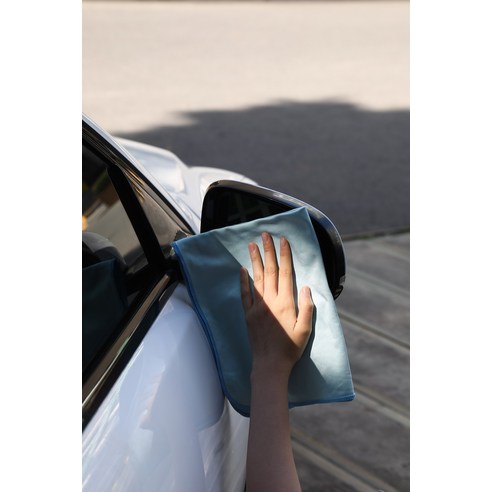 코멧 극세사 차량용 글래스 타월 40 x 40 cm 실사용 후기 | 효과 있을까? - 상품 이미지 4