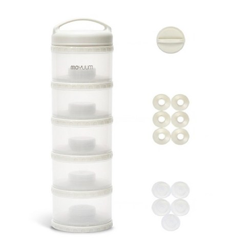 외출 시 분유 준비, 이제 모윰 5단 분유케이스로 간편하고 스마트하게!