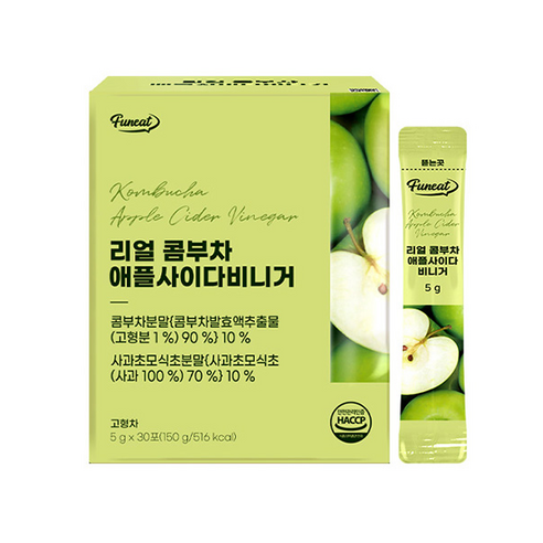 퍼니트 리얼 콤부차 애플사이다비니거 맛있게 먹은 솔직 후기 - 상품 이미지 1