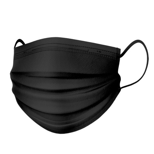 쏘픽 일회용 마스크 대형 후기 분석 - 마스크 측면 및 귀 끈 상세 컷