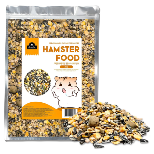 구딘 프리미엄 햄스터 사료 점보 솔직 후기 | 실제 사용자 리뷰 총정리 - 상품 이미지 1