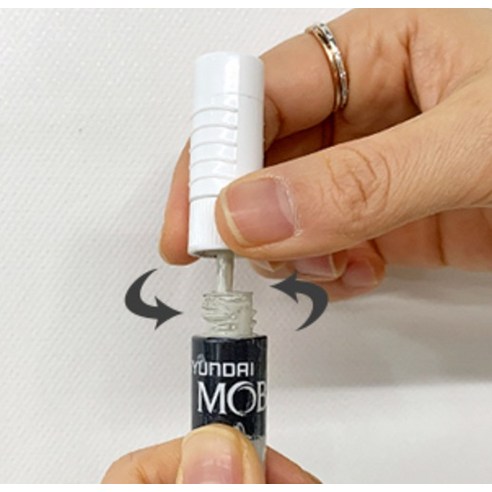 현대모비스 순정 컬러 붓 펜 페인트 현대 기아 전용 실사용 후기 | 효과 있을까? - 상품 이미지 4