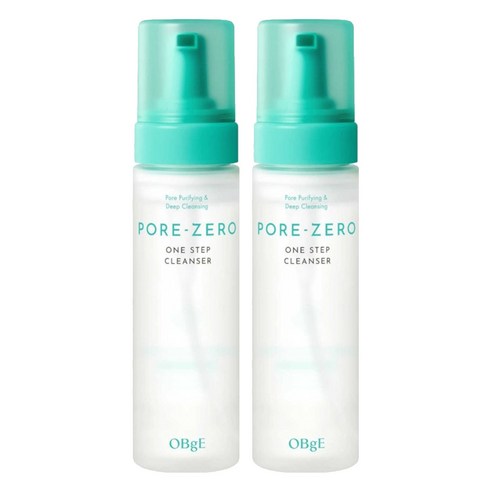 OBge 포어 제로 원스텝 클렌저, 2개, 200ml